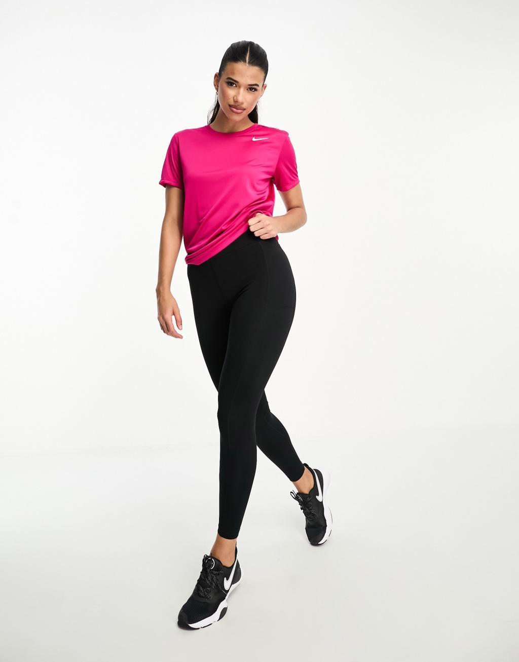 Nike Training RLGD Dri-Fit t-shirt in pink Product Image