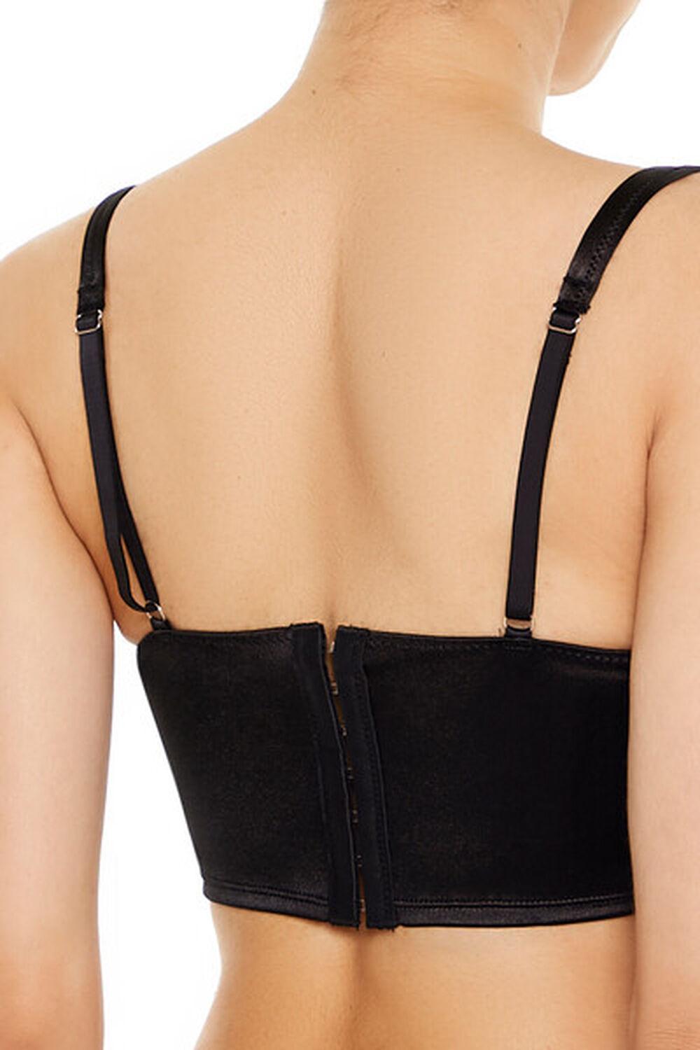 Satin Hook-and-Eye Bra | Forever 21 Product Image