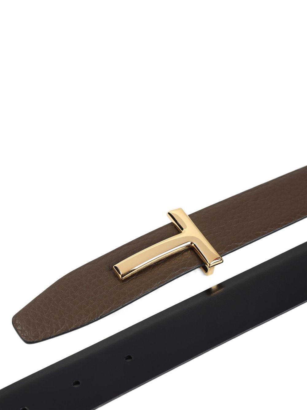reversible logo-plaque belt Product Image