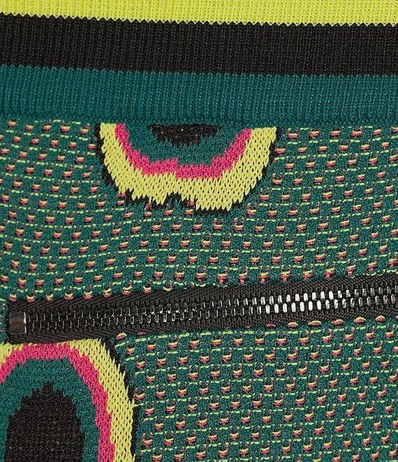 Murano Shape of Water Collection Geo Jacquard 5.5#double; Inseam Shorts Product Image