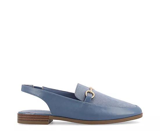 Journee Lainey Women's Tru Comfort Foam™ Flats, Size: 10, Blue Product Image