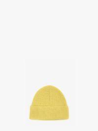 BEANIE WITH LOGO PATCH in yellow | JW Anderson US  Product Image