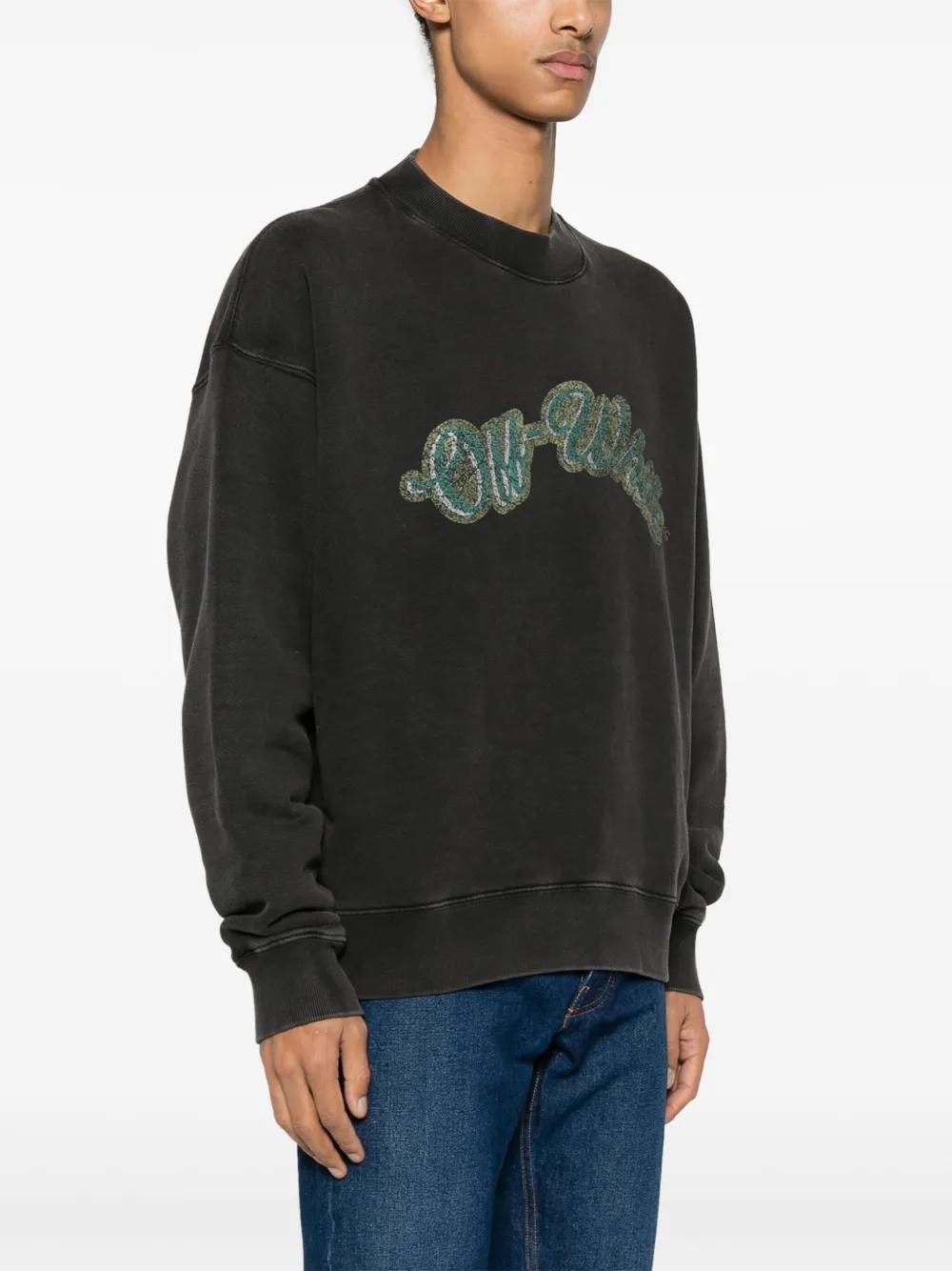 Bacchus-print cotton sweatshirt Product Image