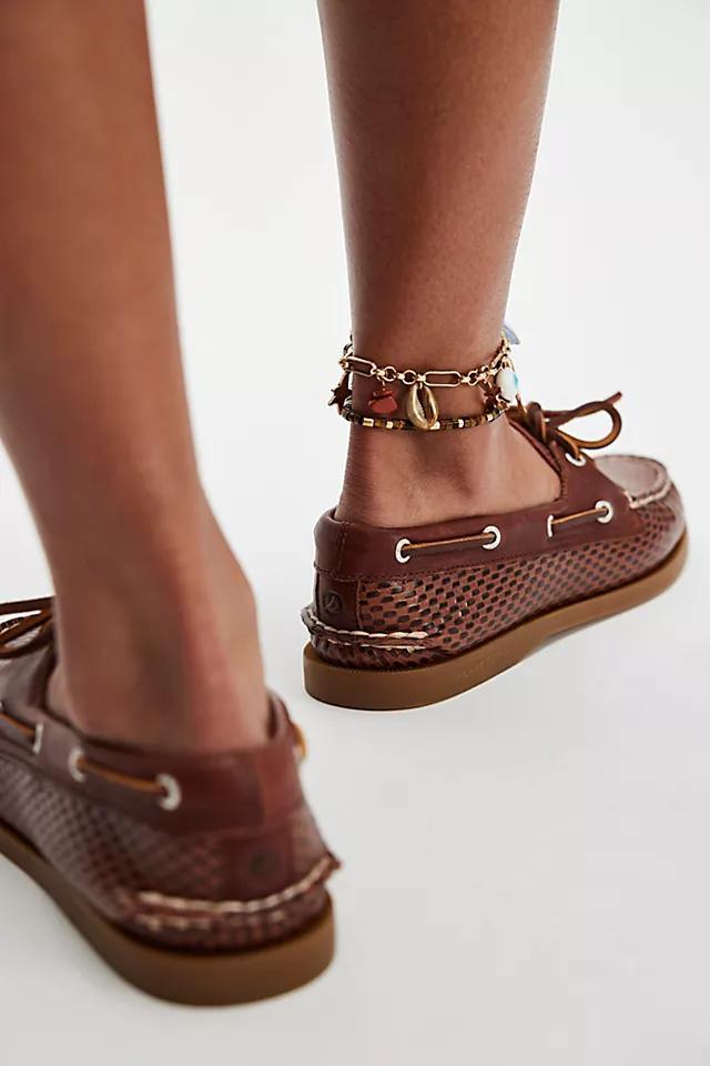 Sperry 2-Eye Embossed Leather Boat Shoes Product Image