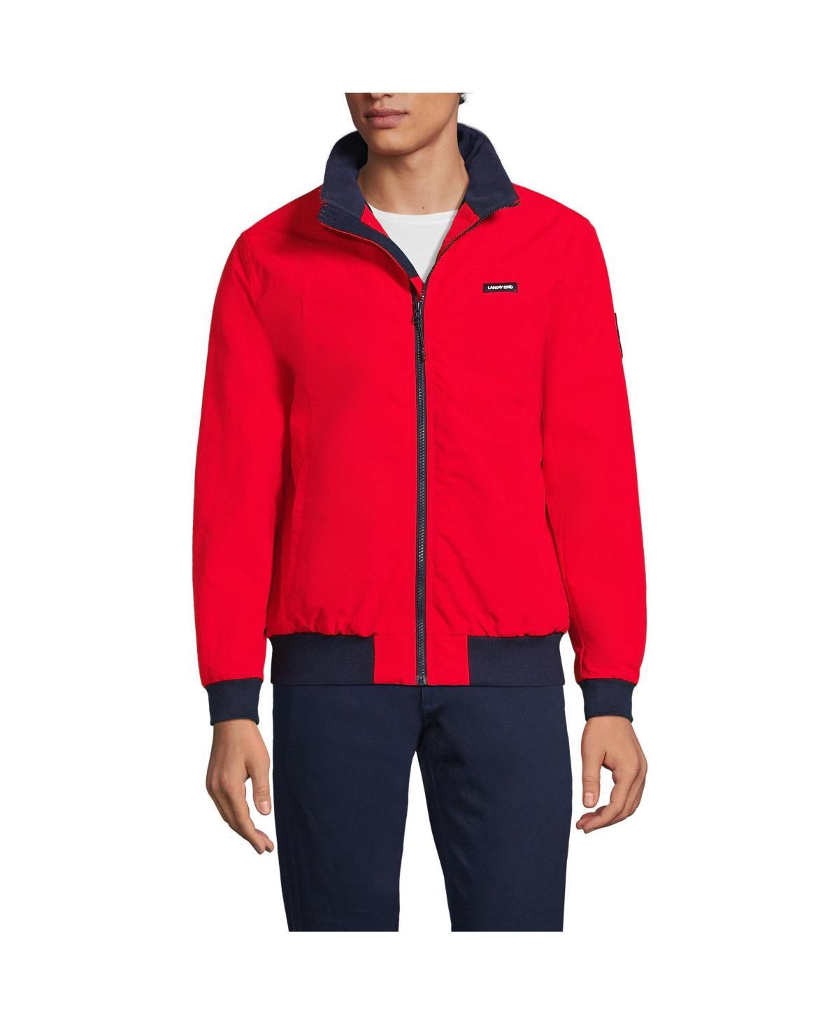 Men's Lands' End Classic Squall Bomber Jacket, Size: Small, Deep  Blue Product Image