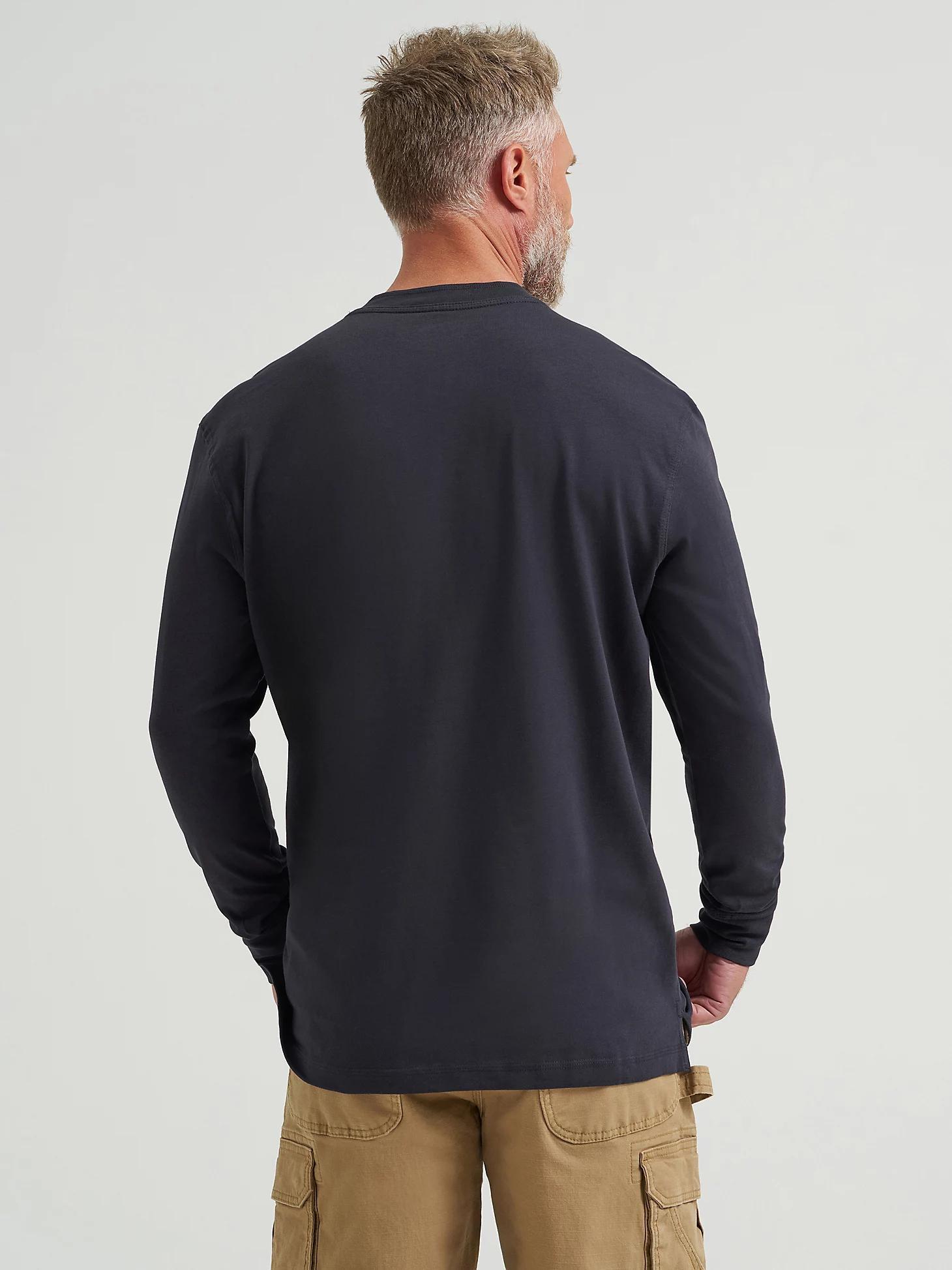 Wrangler® RIGGS Workwear® Long Sleeve Solid Henley | Men's SHIRTS | Wrangler® Product Image