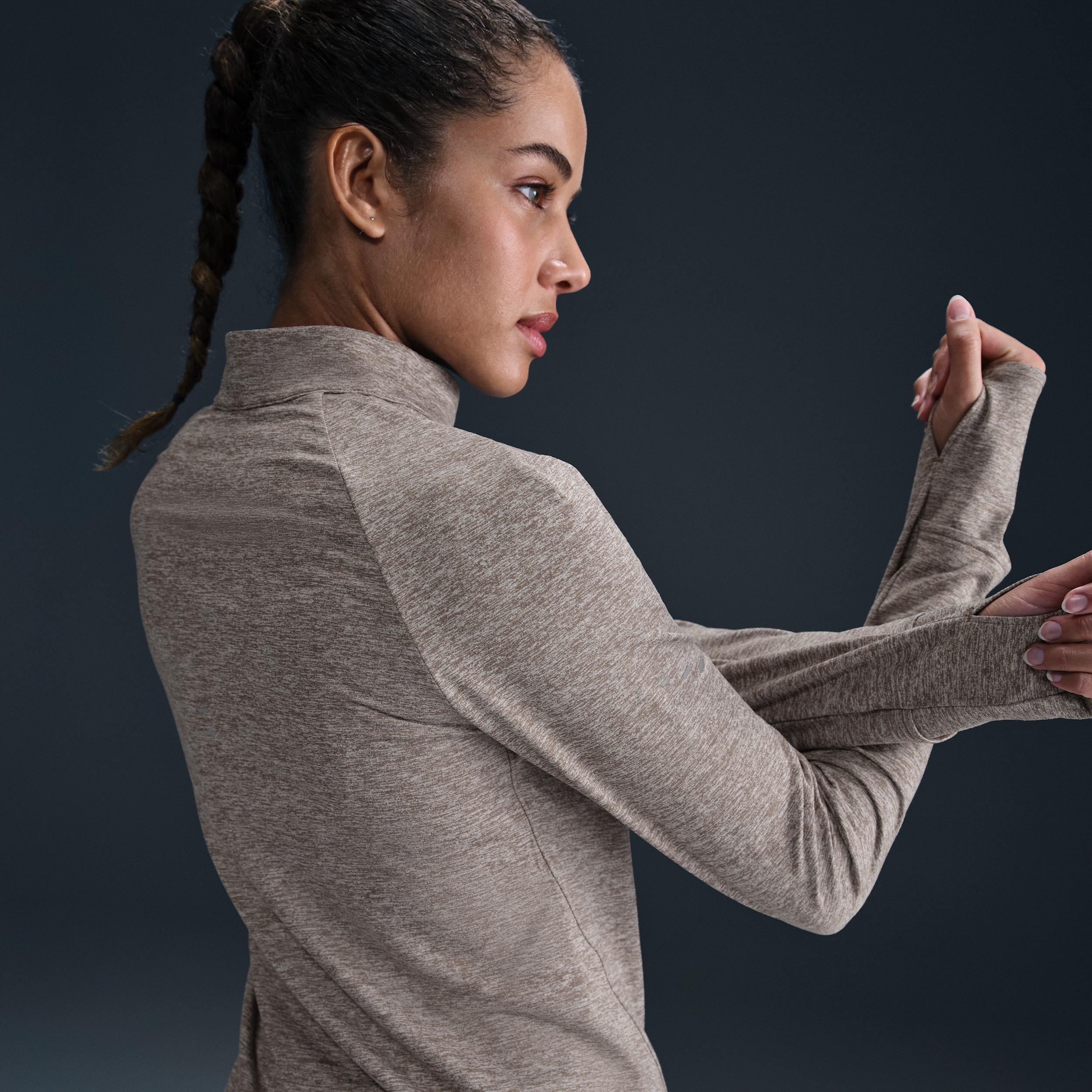 Nike Women's Swift Dri-FIT UV 1/4-Zip Running Top Product Image