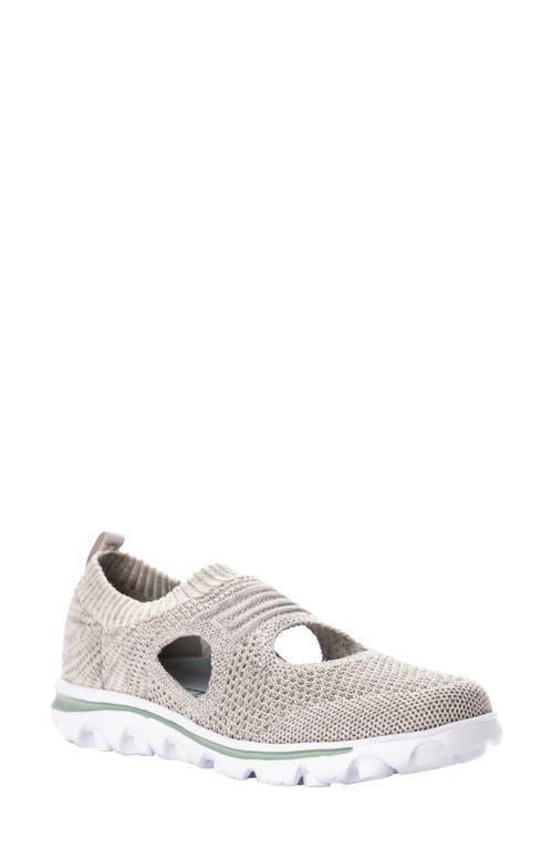 Propet TravelActiv Avid Womens Slip-On Sneakers Blue Product Image