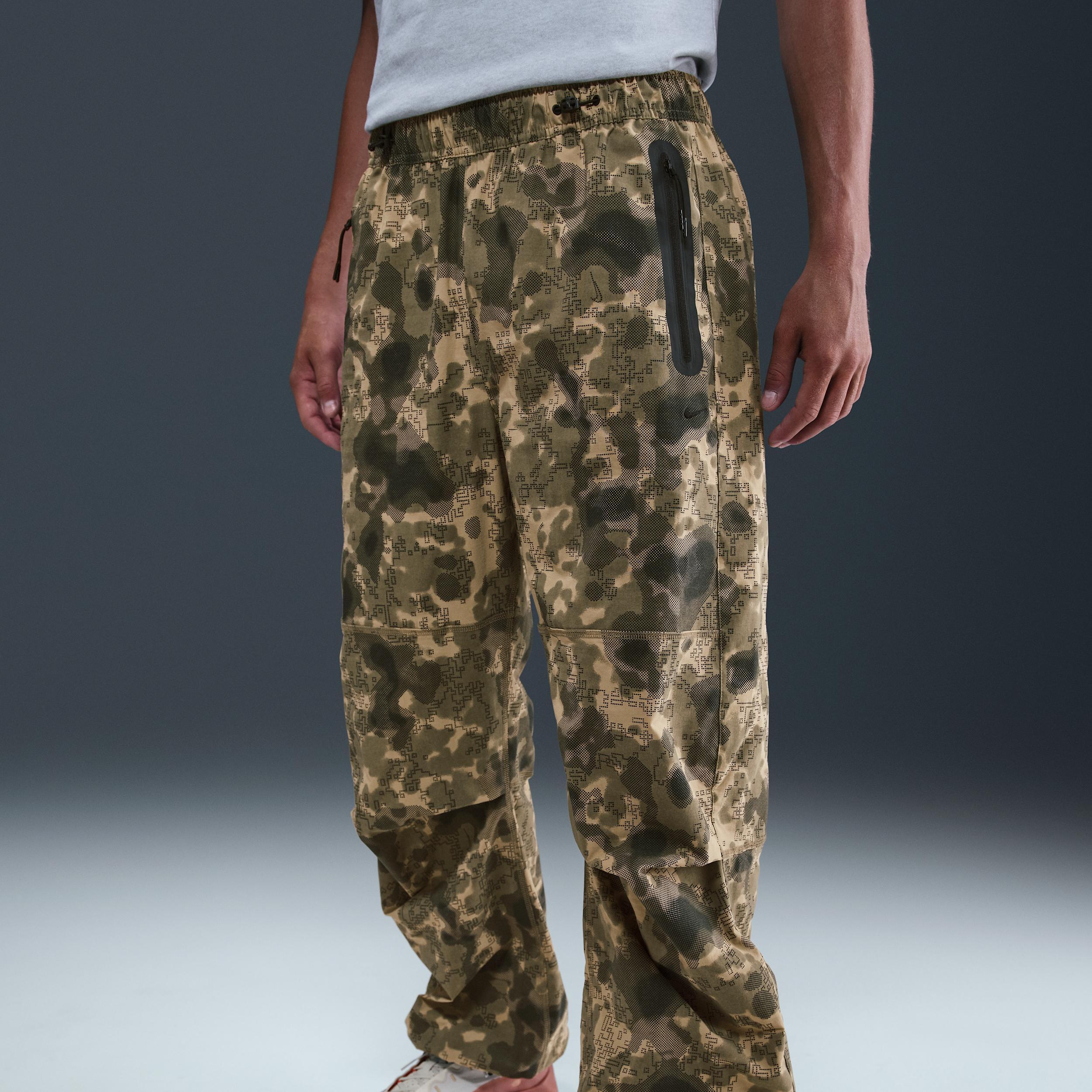Nike Men's Tech Dri-FIT Woven Camo Loose-Fit Pants Product Image