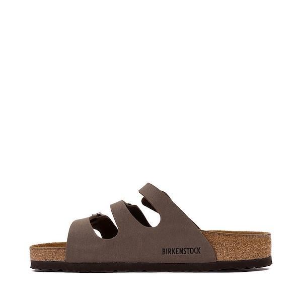 Womens Birkenstock Florida Soft Footbed Slide Sandal - Mocha Product Image