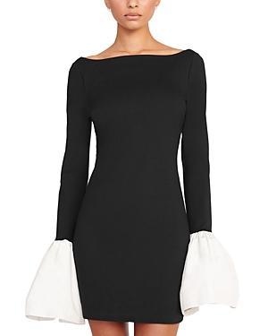 Womens Hawthorne Two-Tone Bell-Sleeve Minidress Product Image