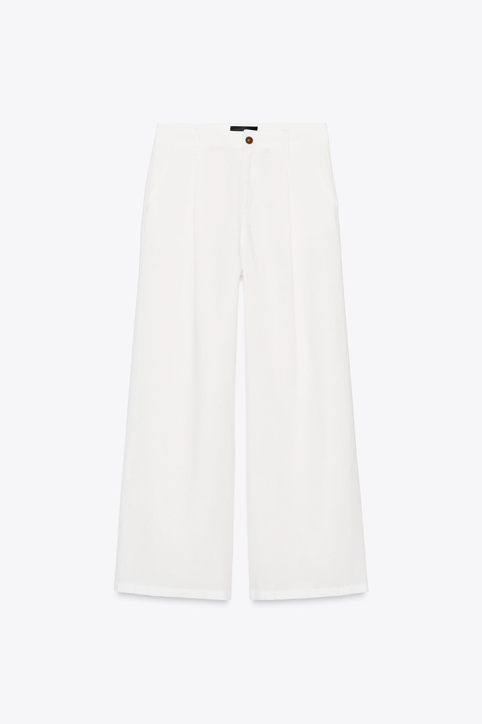 PLEATED RAMIE PANTS Product Image