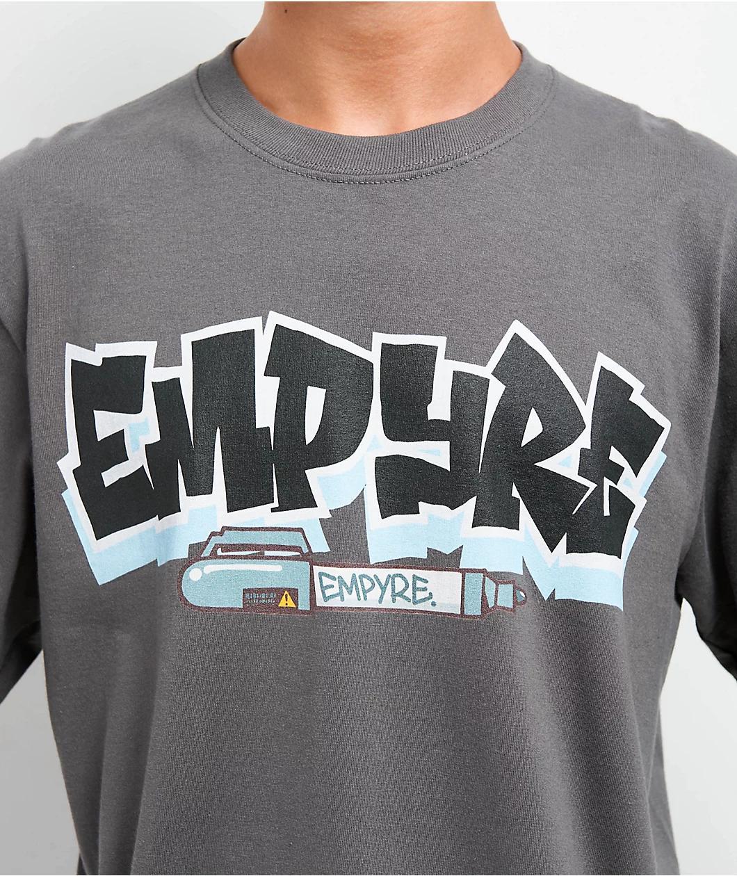 Empyre Slap 4 Charcoal Long Sleeve T-Shirt Product Image