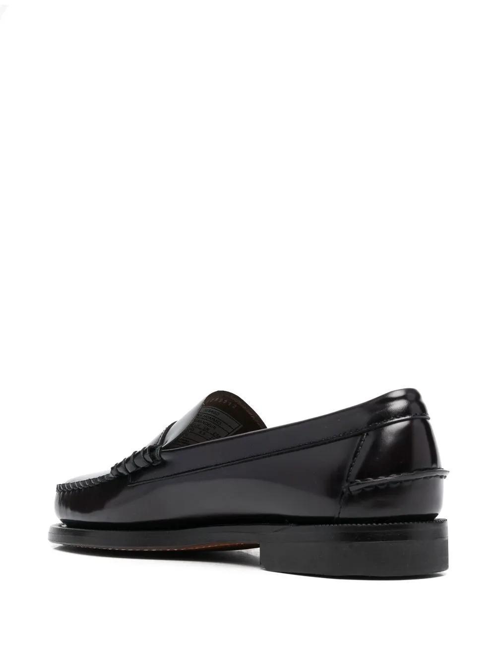 almond-toe leather loafers Product Image