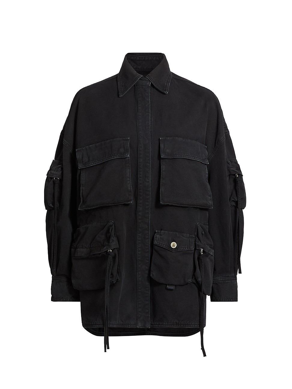 Womens Fern Oversized Denim Jacket Product Image
