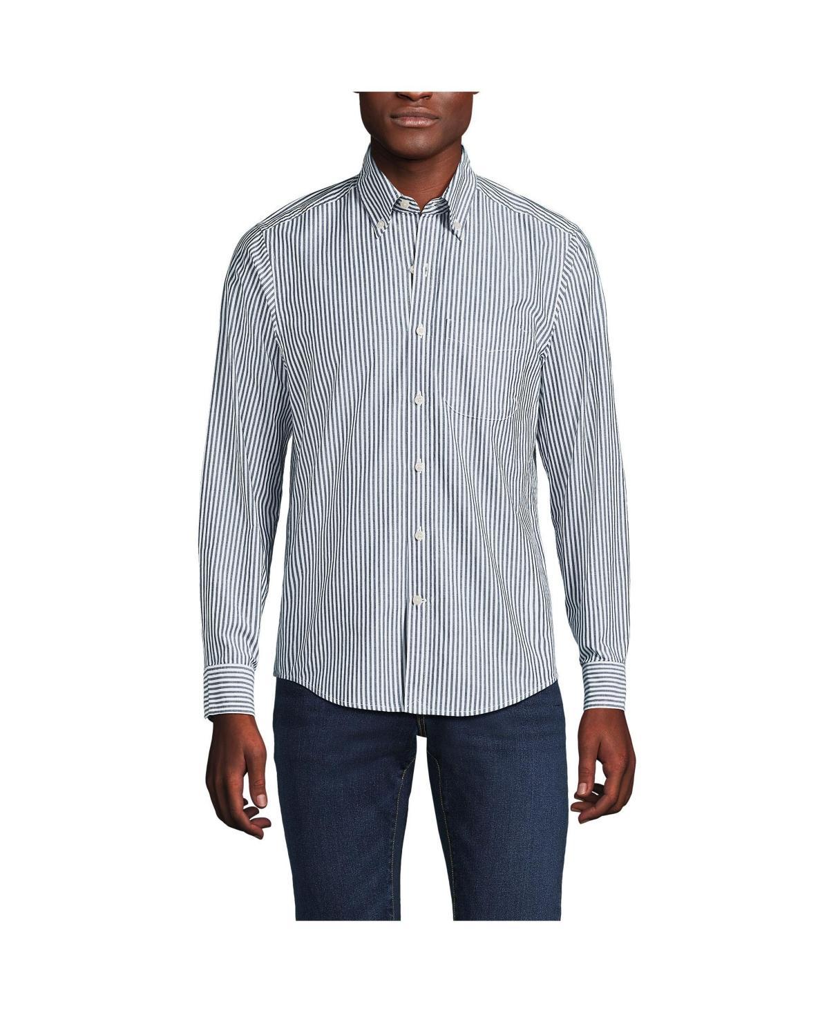 Mens Lands End Traditional-Fit Essential Lightweight Poplin Shirt Product Image