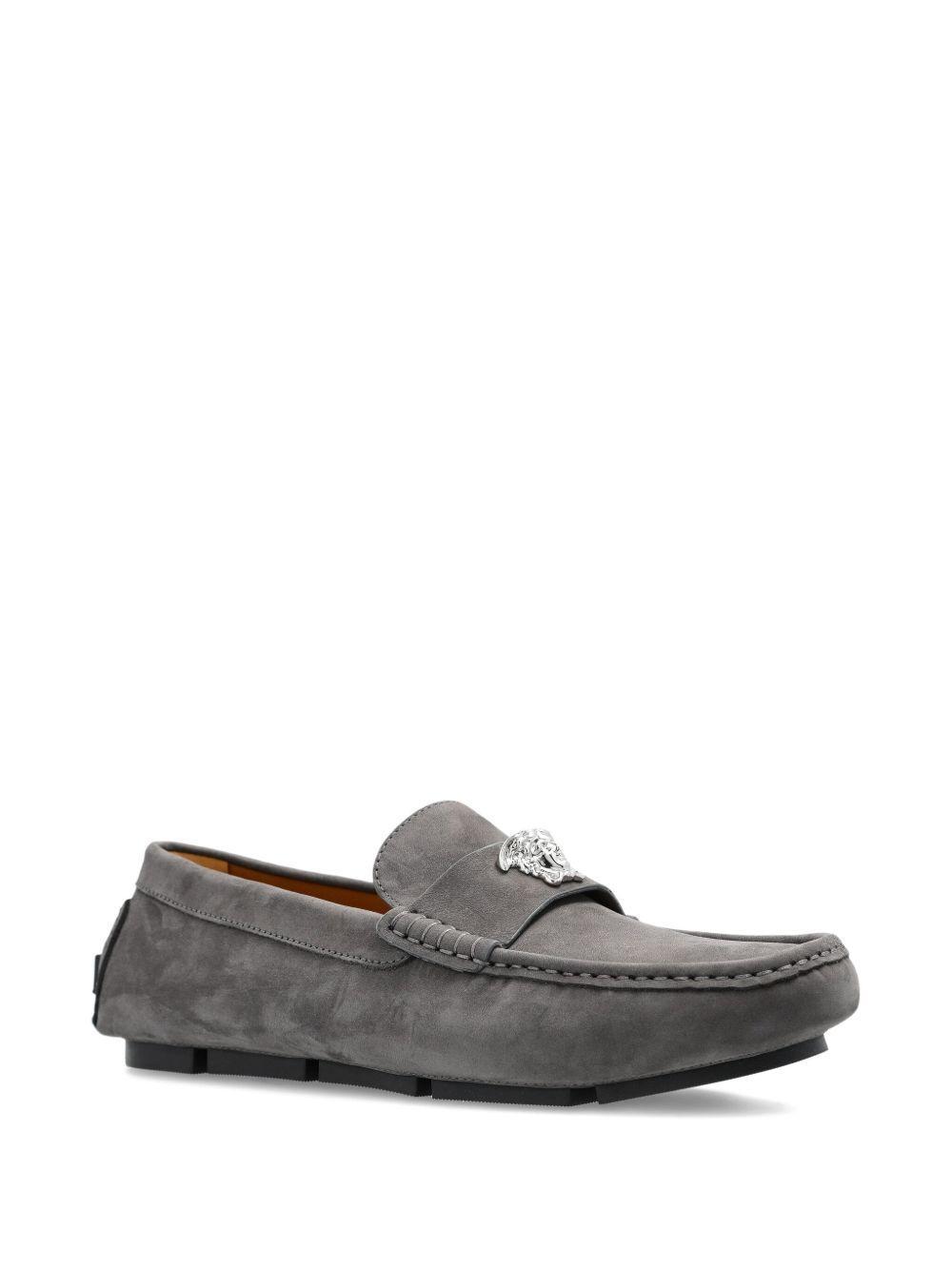 La Medusa-embellished loafers Product Image