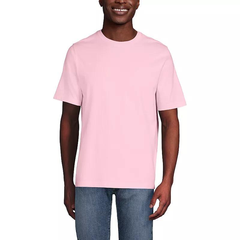 Men's Lands' End Super-T Short Sleeve T-Shirt, Size: Large, Rich Red Product Image