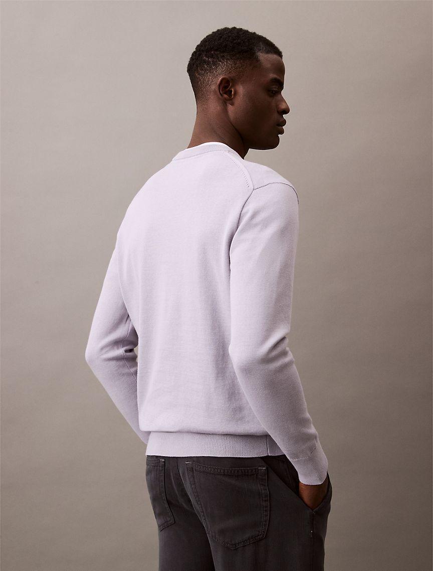 Smooth Cotton Sweater Product Image