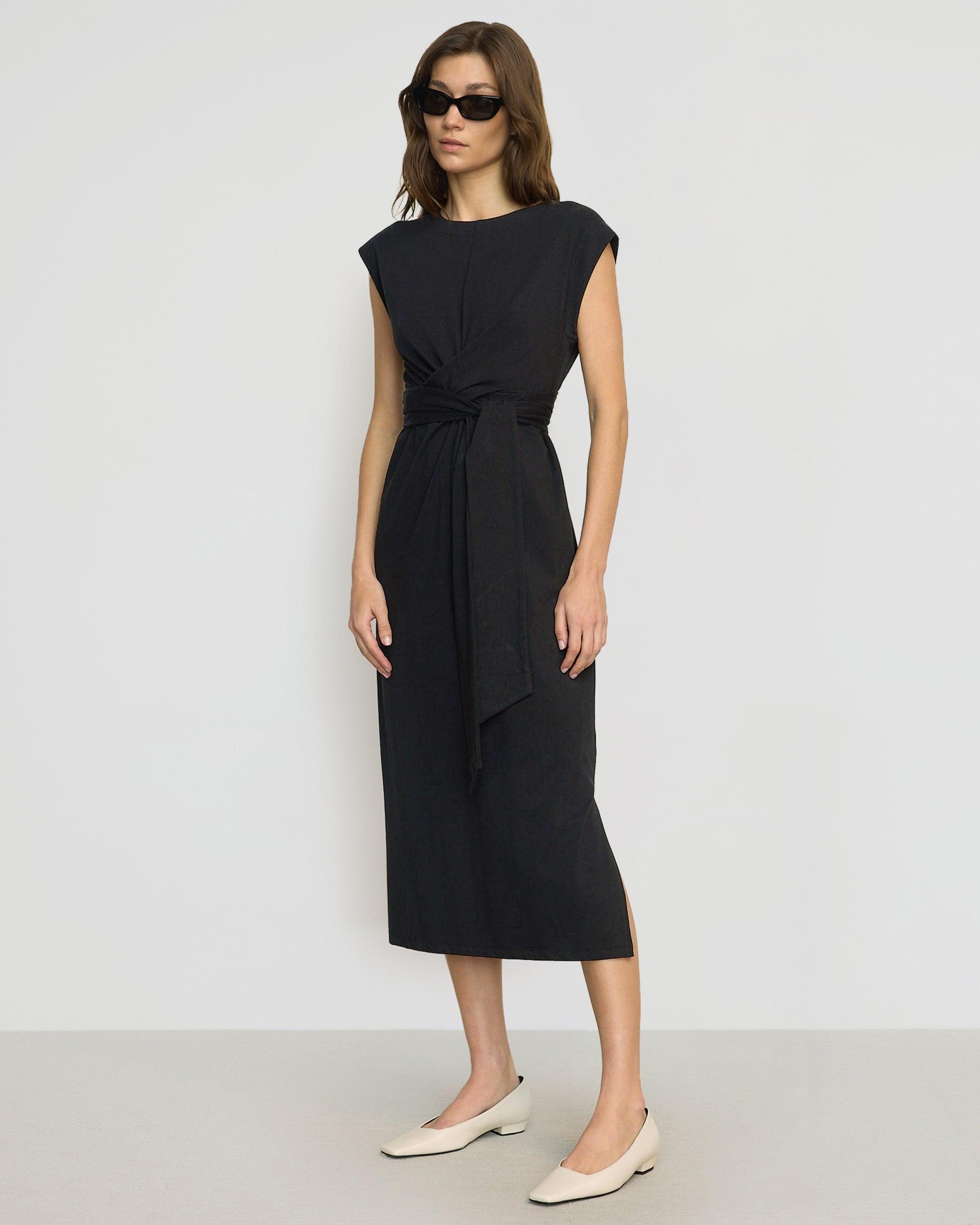 Fei Tie-Front Organic Cotton Dress Product Image