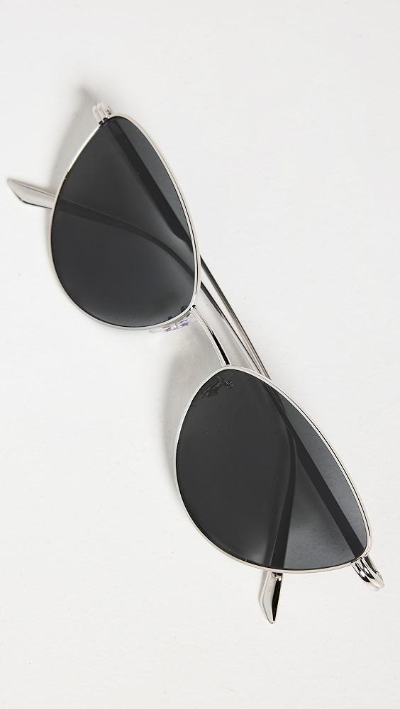 Oliver Peoples Eyewear x Khaite Metal Cat Eye Sunglasses | Shopbop Product Image
