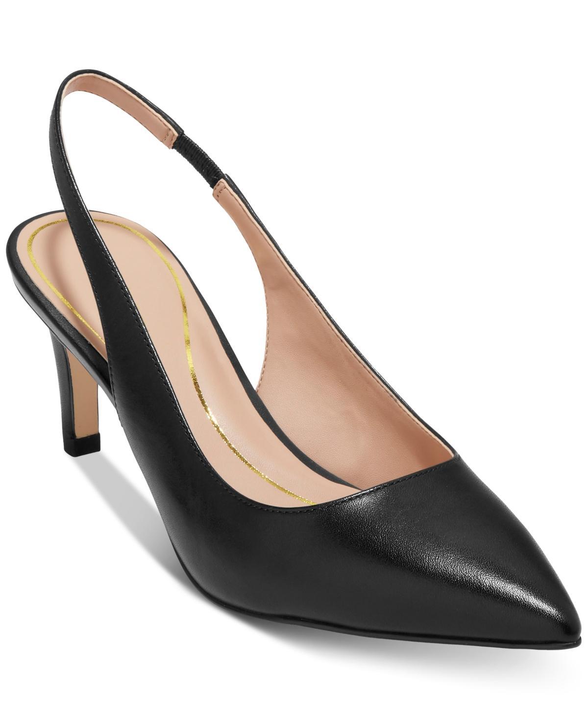 Cole Haan Womens Vandam Pointed Toe Slingback High Heel Pumps Product Image