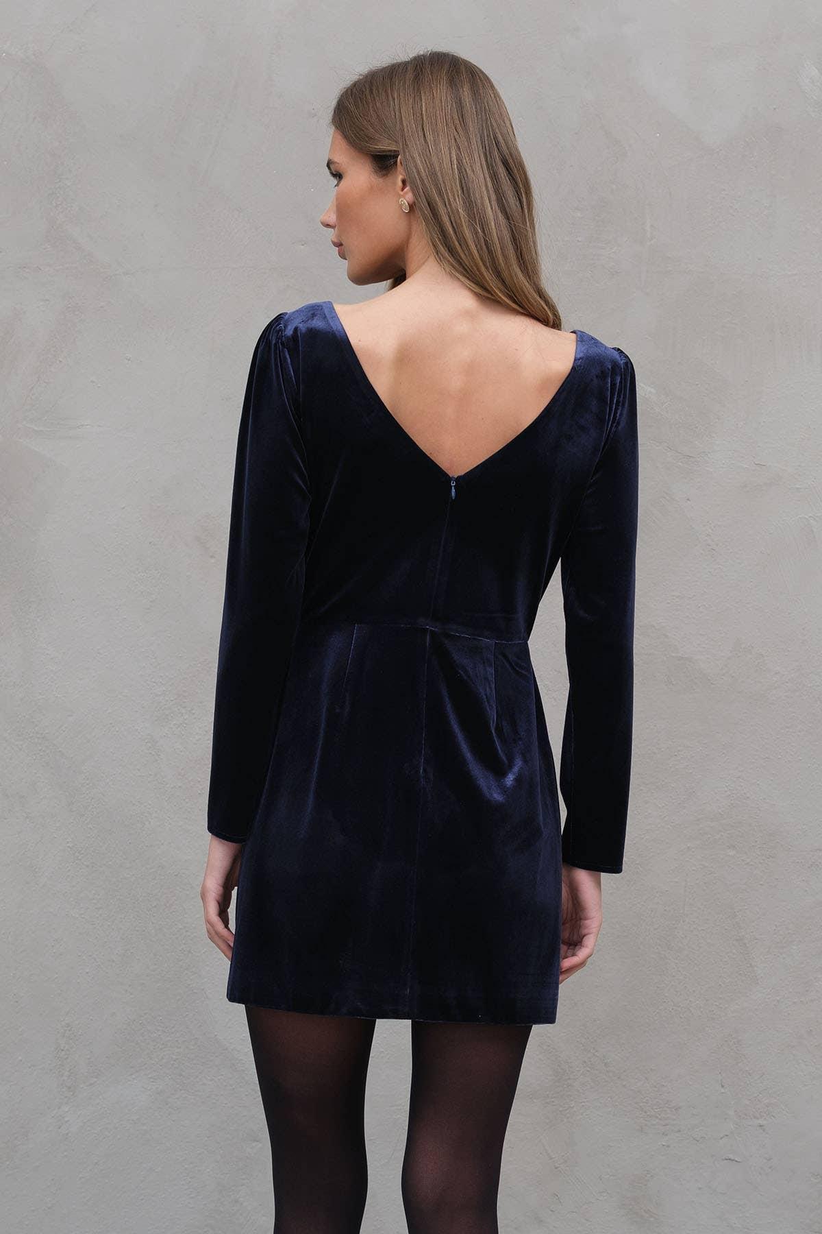 Jewel Velvet Dress Product Image