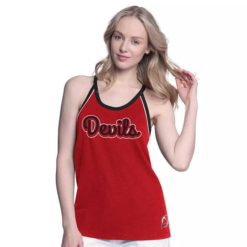 Women's G-III 4Her by Carl Banks Kelly Green Dallas Stars Curveball Racerback Tank Top, Size: Medium, Str Green Product Image