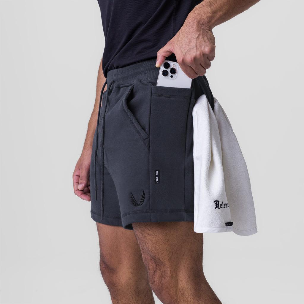0867. Tech-Terry™ Sidelock Sweat Short - Navy Product Image