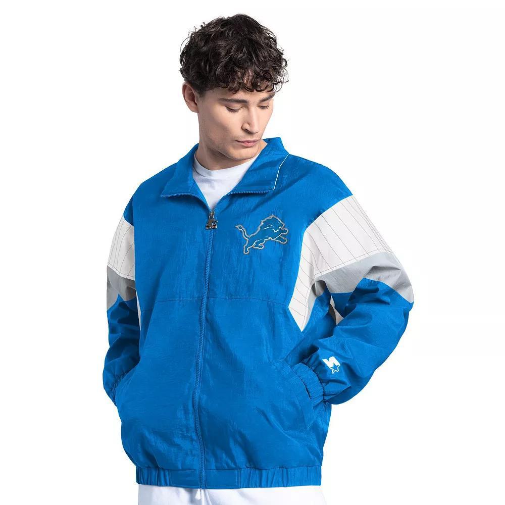 Men's Starter Navy Dallas Cowboys Yard Line Full-Zip Jacket, Size: XL, Blue Product Image