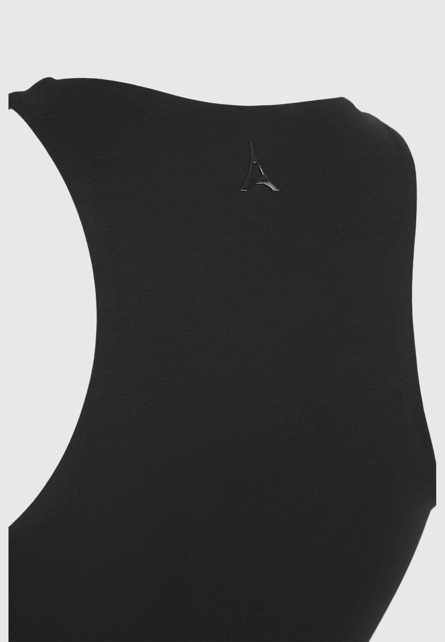 Éternelle Racer Neck Bodysuit - Black Female Product Image