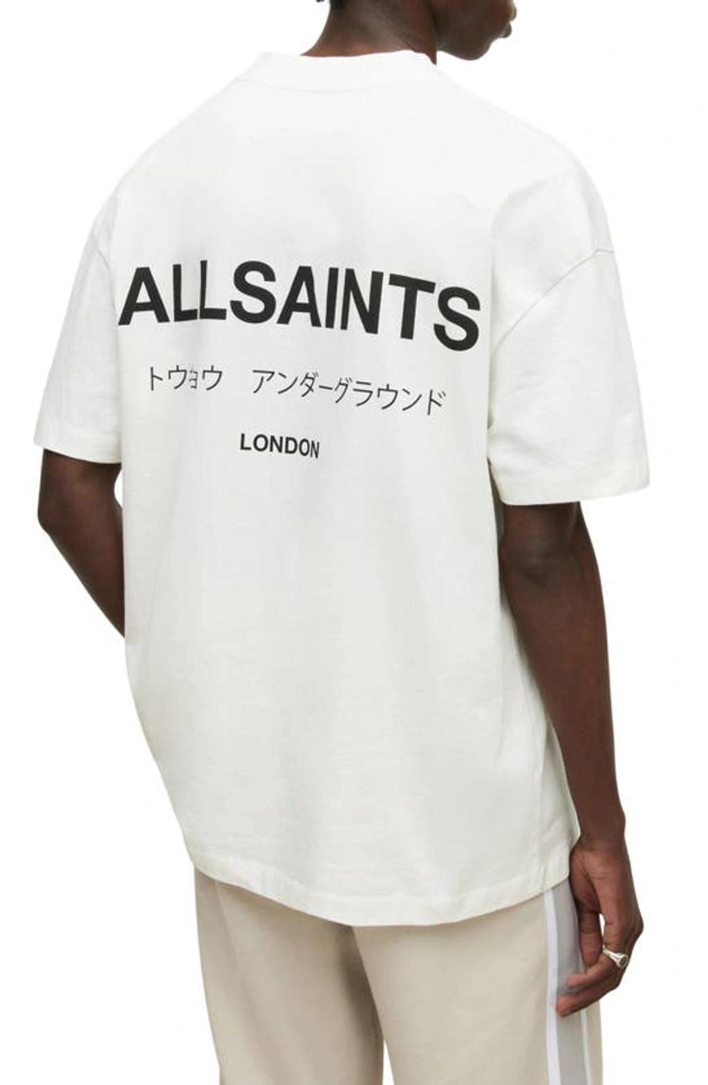 Allsaints Underground Organic Cotton Logo Graphic Tee Product Image