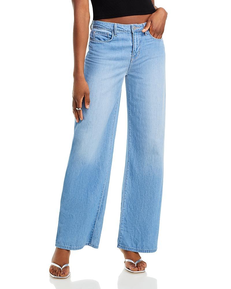 Womens Alicent High-Rise Wide-Leg Jeans Product Image