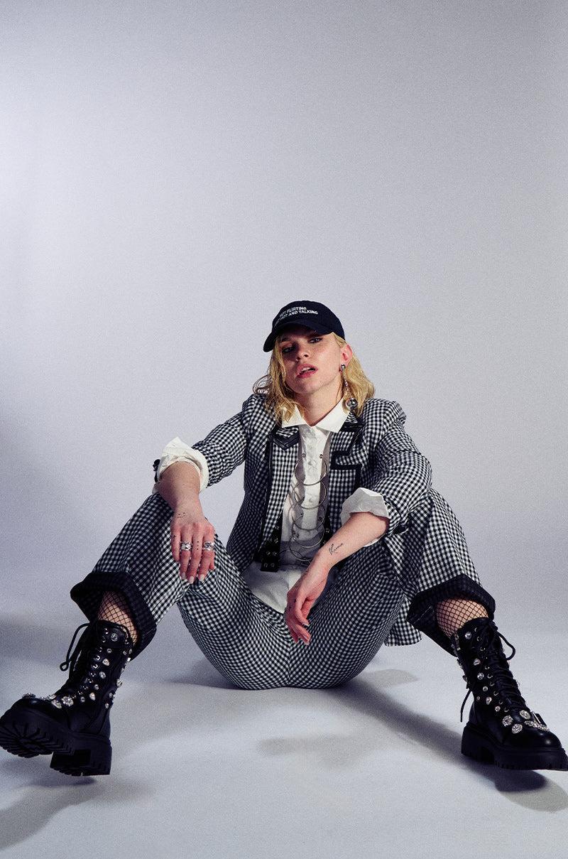 THE ONE GINGHAM TROUSER Product Image