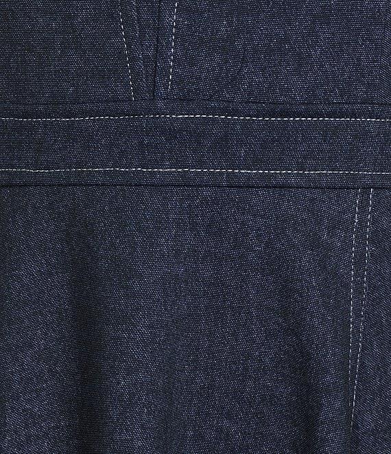 Jude Connally Sabrina Denim Sweetheart Neck Sleeveless Fit-And-Flare Midi Dress Product Image