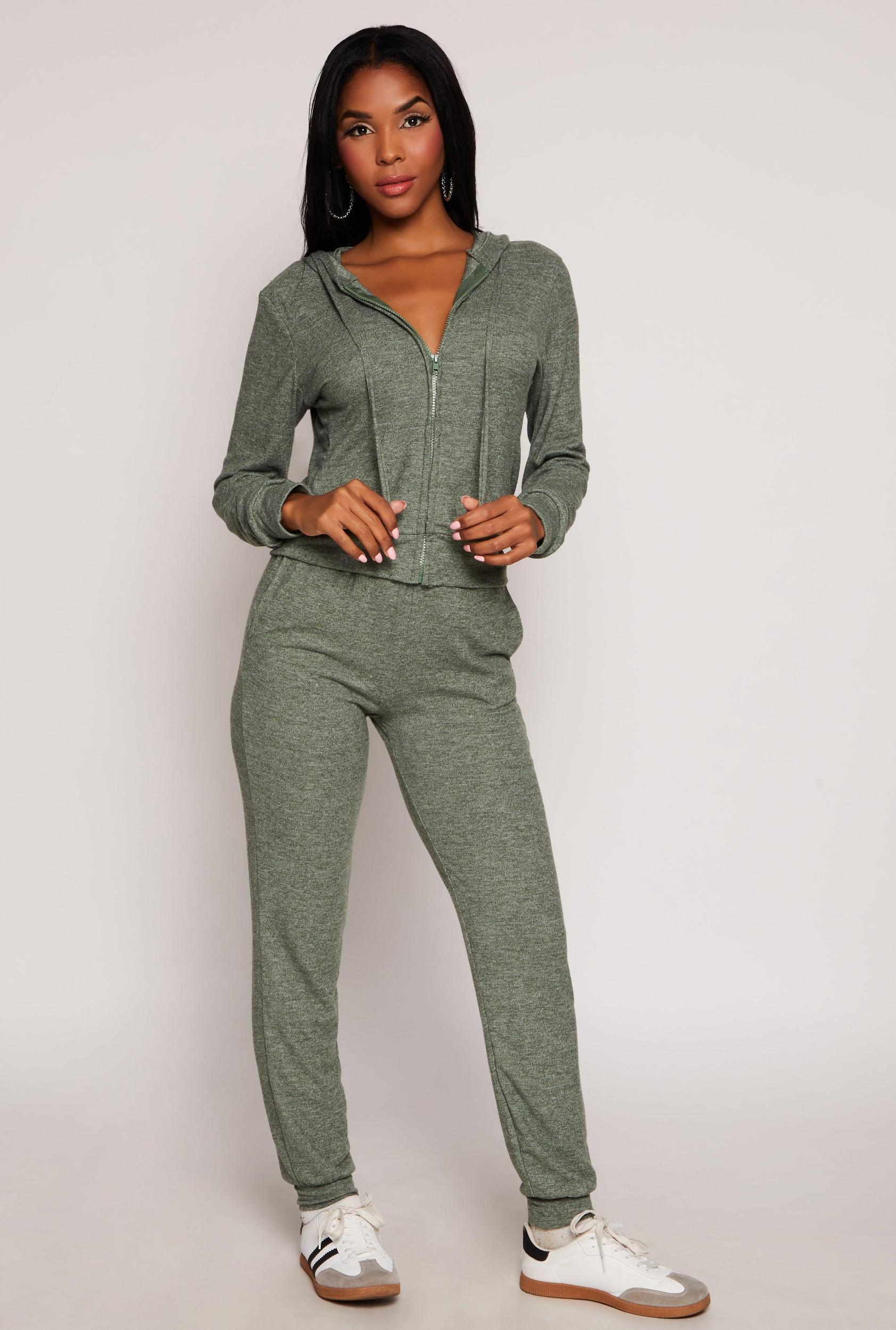 Womens Daisy Brushed Knit Joggers Product Image