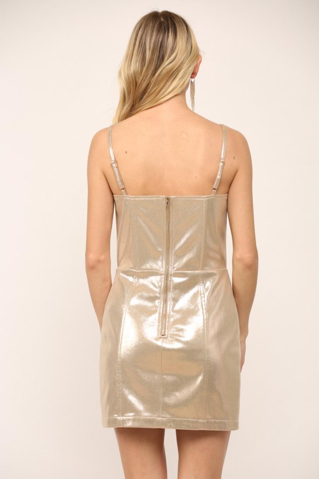 S/L Corset Met Mini Dress Product Image