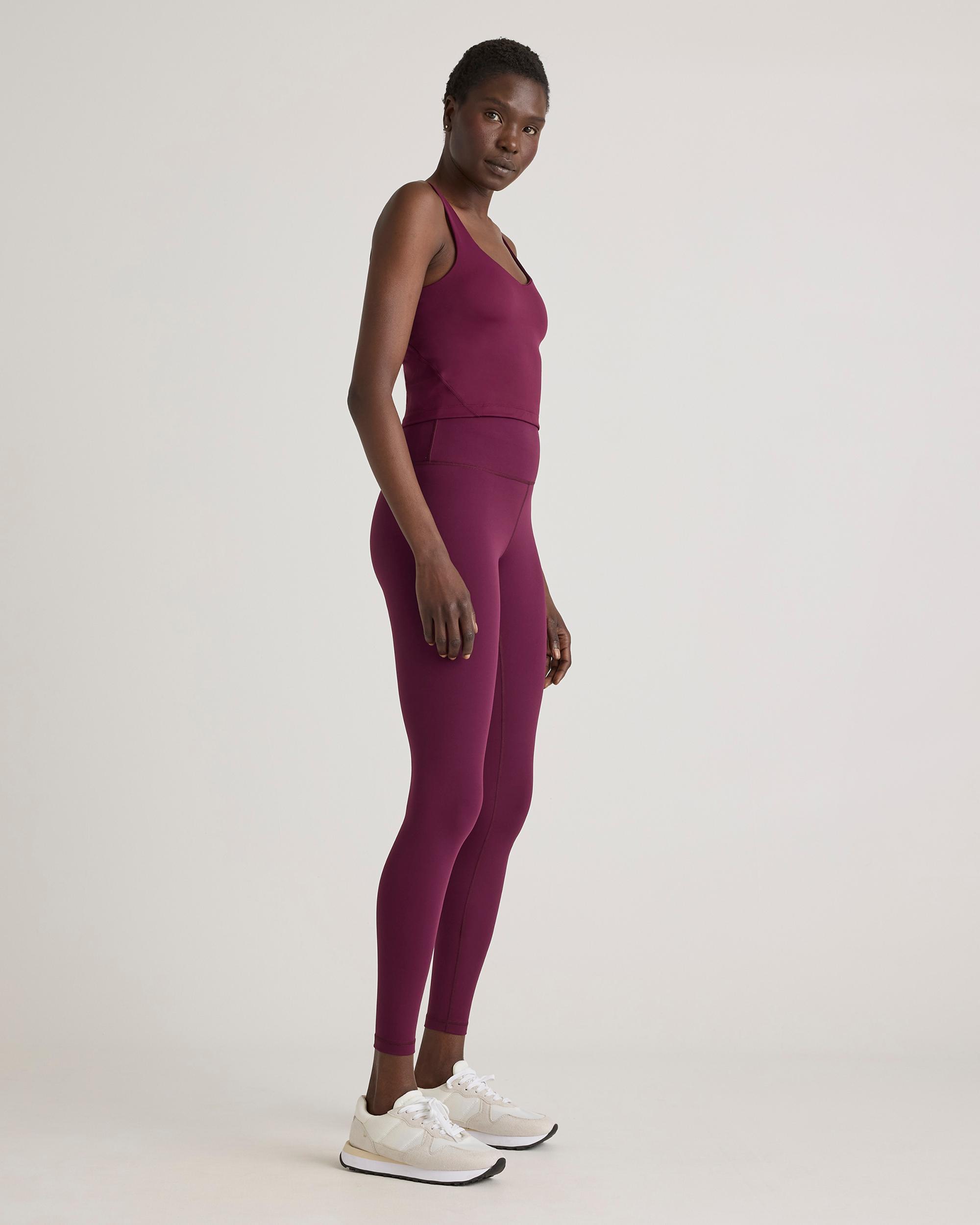 Quince | Women's Ultra-Form V-Neck Cropped Tank Top Size XS, Nylon/Spandex Product Image