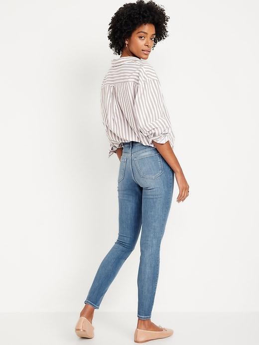 High-Waisted Rockstar Super-Skinny Jeans Product Image