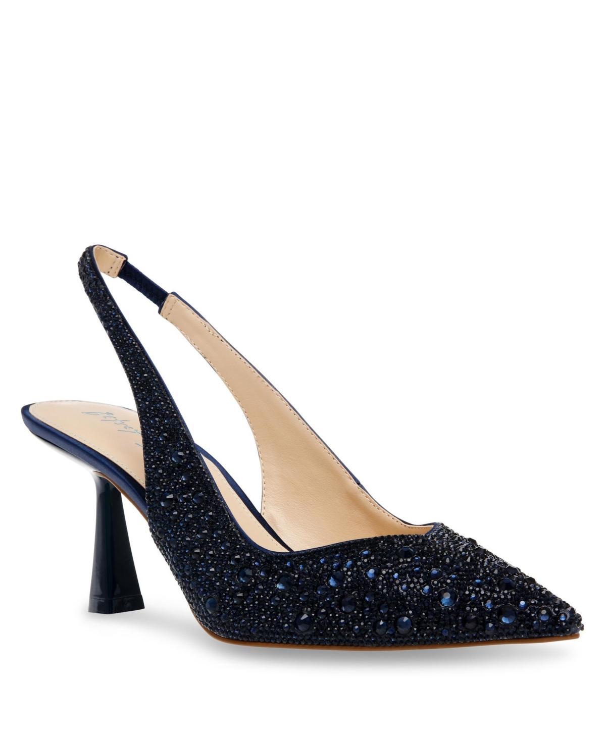 Blue by Betsey Johnson Clark Rhinestone Slingback Pumps Product Image