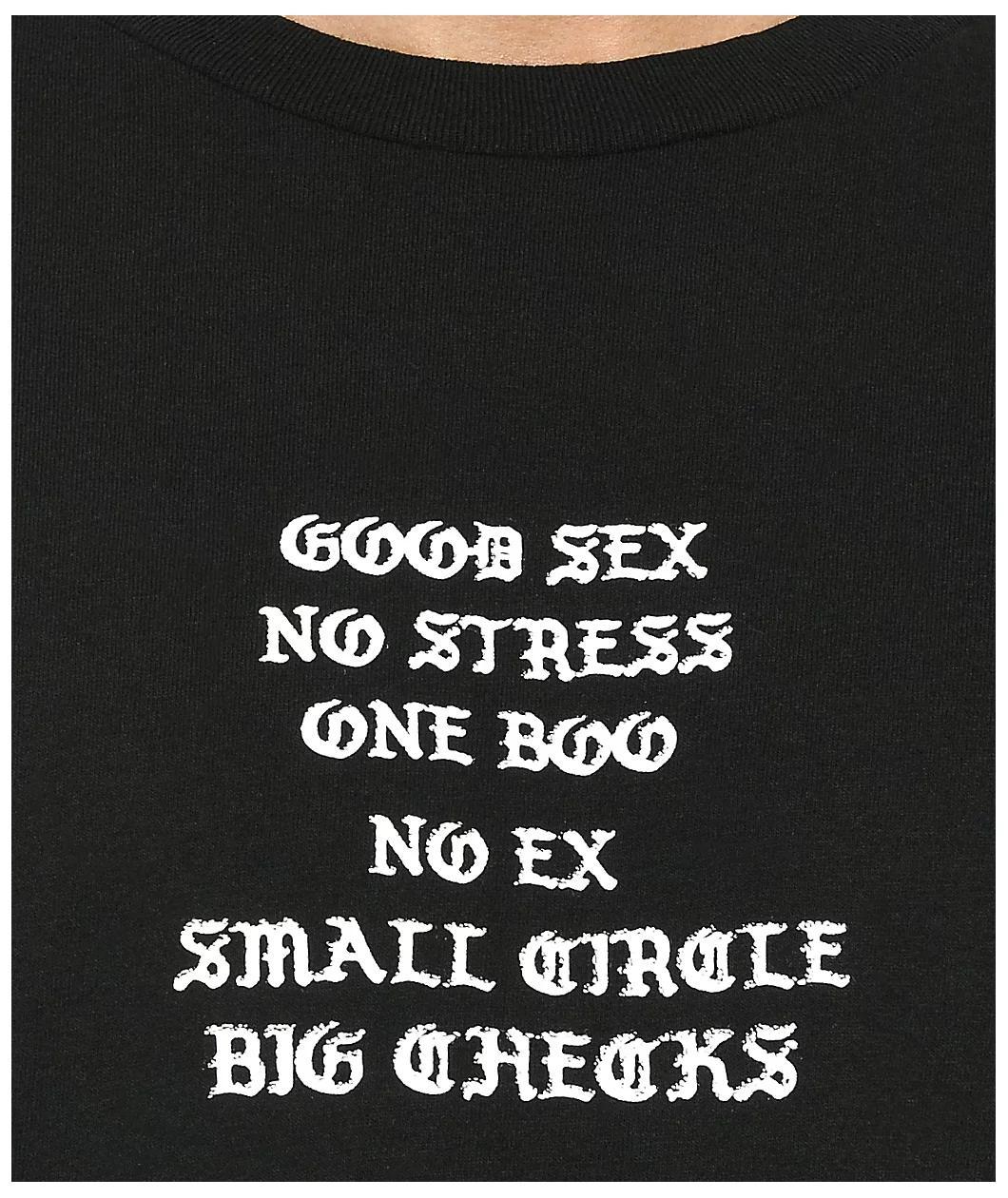 4Hunnid Fourever Good Sex V2 Black T-Shirt Product Image