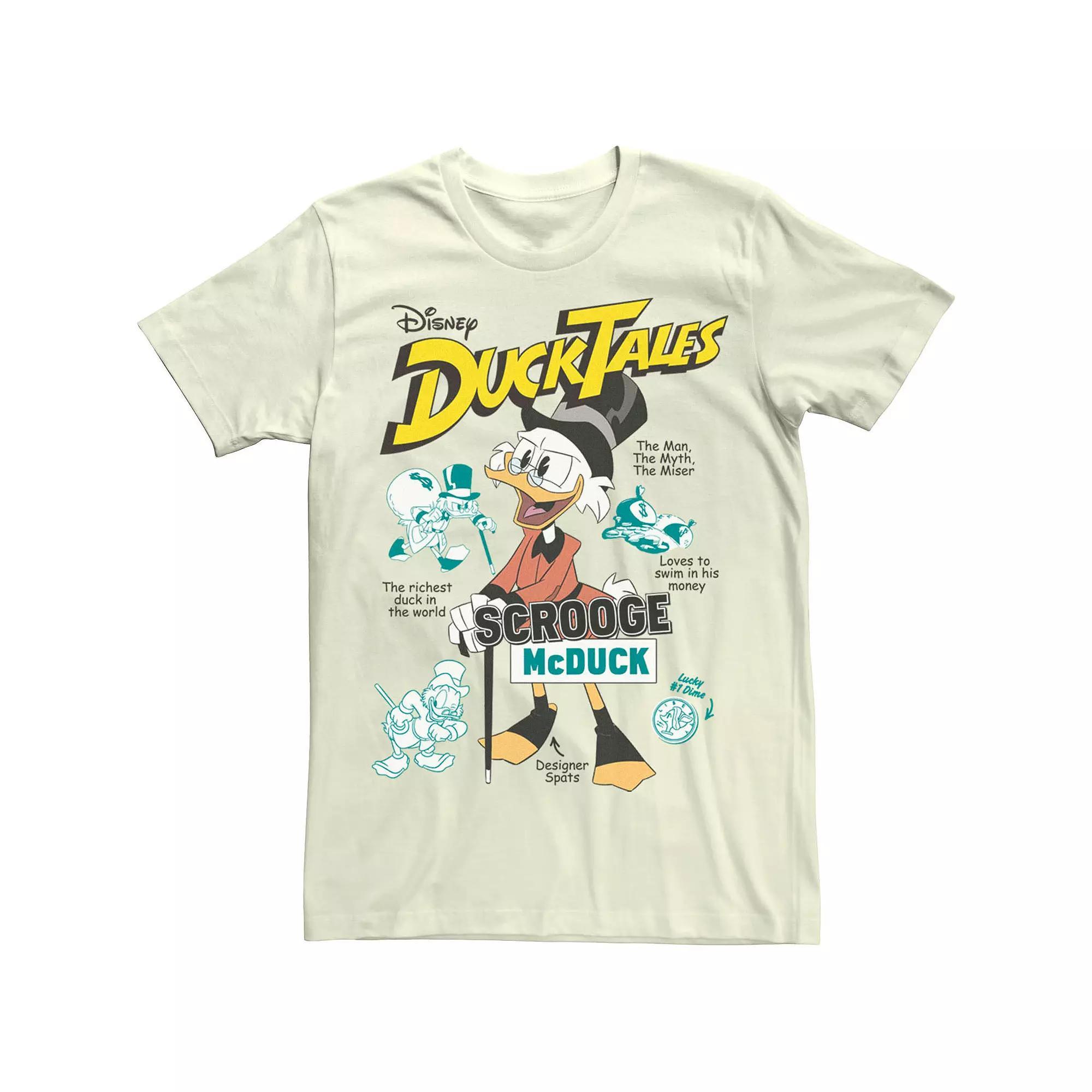 Men's Duck Tales Richest Duck Poster Tee, Size: Medium, Natural Product Image