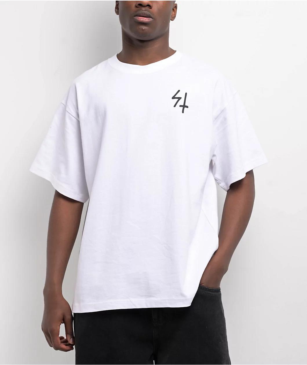 Lurking Class by Sketchy Tank Trust No Suits White T-Shirt Product Image