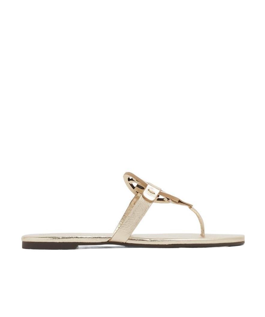 TORY BURCH Miller Pavé Rhinestone-embellished Sandals In Gold Product Image