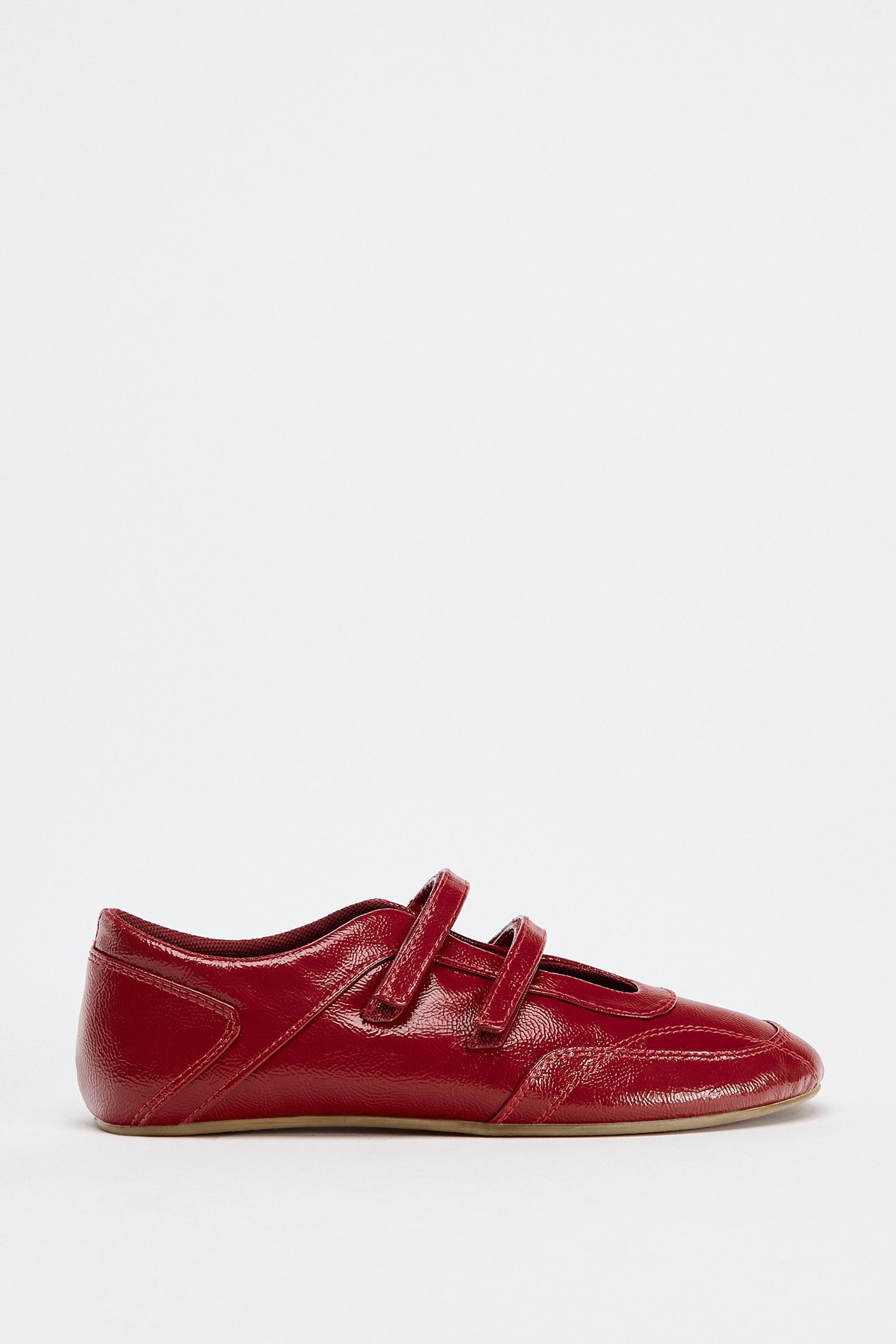 PATENT DOUBLE STRAP BALLET FLATS Product Image