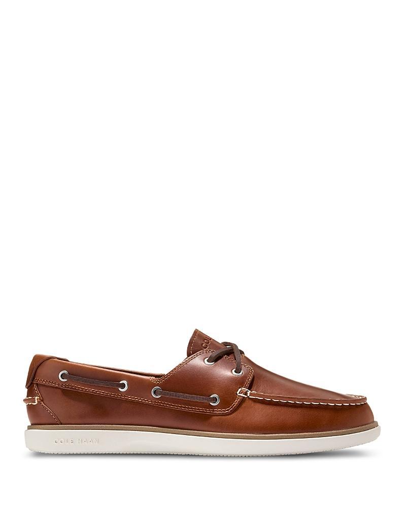 Cole Haan Mens GrandPr Windward Leather Boat Shoes Product Image