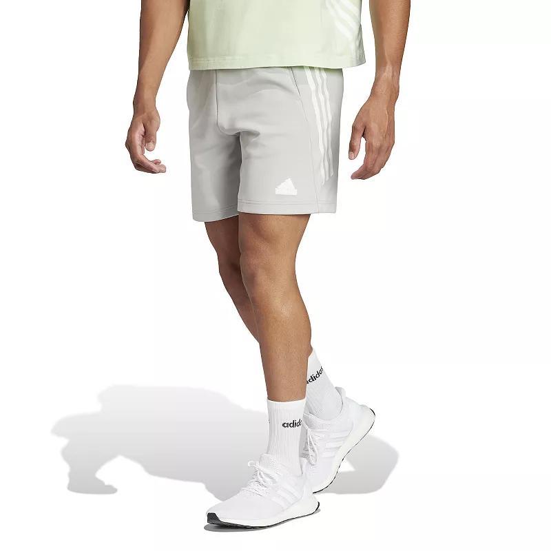 adidas Future Icon 3-Stripes Shorts (Grey) Men's Clothing Product Image