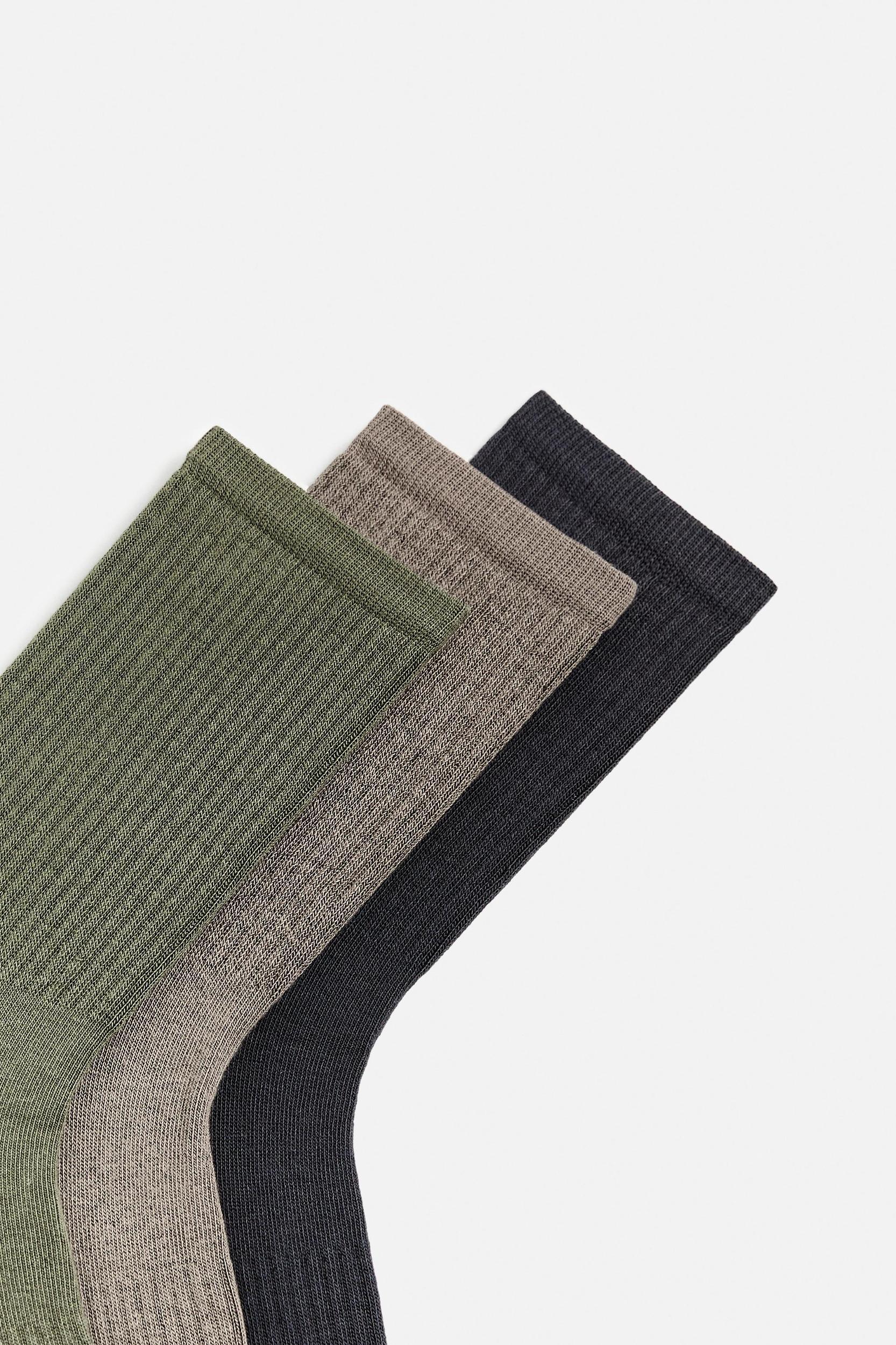 3-PACK OF RIB SOCKS Product Image
