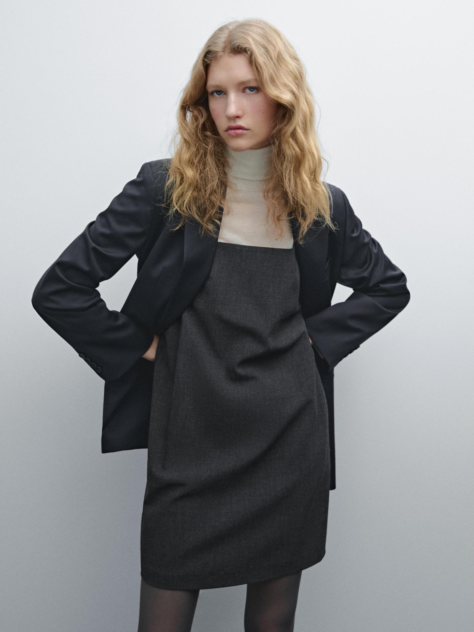 Cool wool suit blazer Product Image