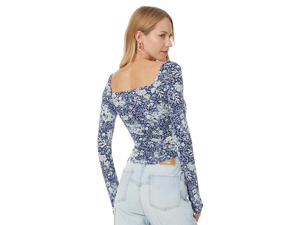 Free People Layer It On Me (Blue Combo) Women's Clothing Product Image